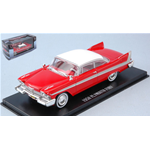 GREENLIGHT PLYMOUTH FURY 1958 CHRISTINE RED WHITE 1:43