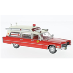 NEO SCALE MODELS - CADILLAC S&S AMBULANCE FIRE RESCUE 1:43