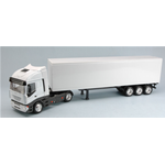 NEW RAY IVECO STRALIS 40 CONTAINER WHITE 1:43