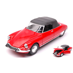 WELLY CITROEN DS 19 1956 CABRIOLET SOFT TOP RED 1:24