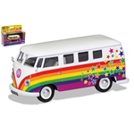 CORGI VW CAMPERVAN PEACE LOVE AND WISHES 1:43